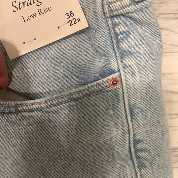 Abercrombie & Fitch The 90s Straight low rise size 22 - Picture 6 of 10